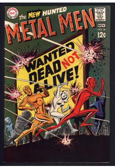 METAL MEN #34 7.5 front cover