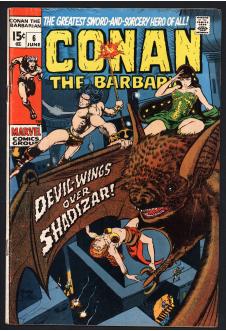 CONAN THE BARBARIAN #6 4.0 front cover