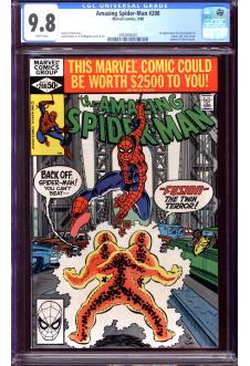 AMAZING SPIDER-MAN #208 CGC 9.8 WHITE PAGES front cover