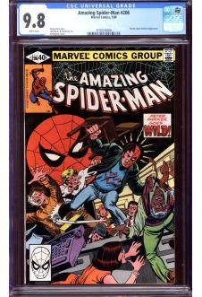 AMAZING SPIDER-MAN #206 CGC 9.8 WHITE PAGES front cover