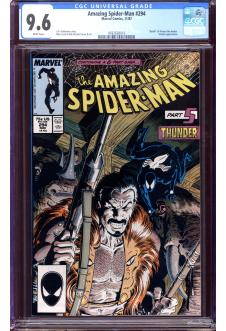 AMAZING SPIDER-MAN #294 CGC 9.6 WHITE PAGES front cover