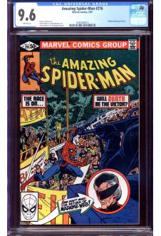AMAZING SPIDER-MAN #216 CGC 9.6 WHITE PAGES front cover