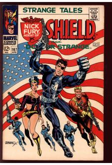 STRANGE TALES #167 7.5 front cover