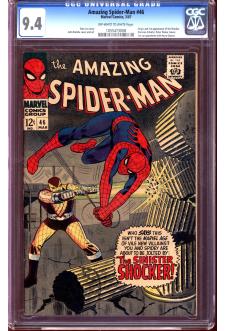 AMAZING SPIDER-MAN #46 CGC 9.4 OW/WH PAGES front cover