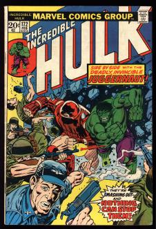 INCREDIBLE HULK #172 5.0 front cover