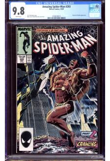 AMAZING SPIDER-MAN #293 CGC 9.8 WHITE PAGES front cover
