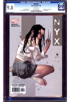 NYX #4 CGC 9.8 WHITE PAGES | Reece's Rare Comics