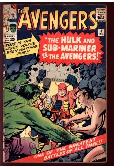 AVENGERS #3 2.5 front cover