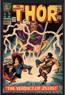 THOR #129 7.5 front cover