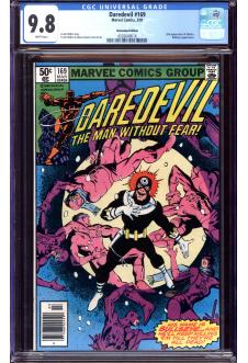 DAREDEVIL #169 CGC 9.8 WHITE PAGES front cover