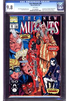 NEW MUTANTS #98 CGC 9.8 WHITE PAGES front cover