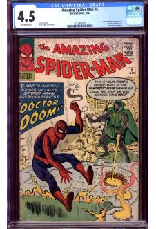 アメコミリーフ Amazing Spider-Man #119 CGC 5.5 AMAZING SPIDER-MAN #5 CGC 4.5 OW PAGES | Reece's Rare Comics
