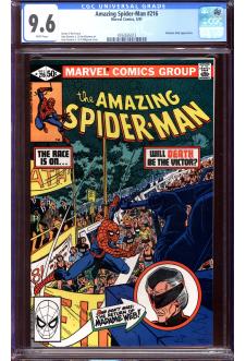 AMAZING SPIDER-MAN #216 CGC 9.6 WHITE PAGES front cover