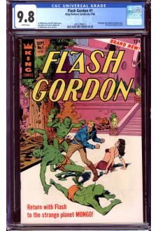 FLASH GORDON #1 CGC 9.8 WHITE PAGES front cover