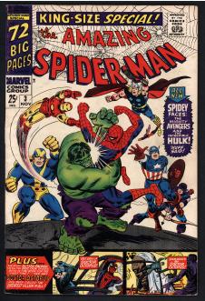 AMAZING SPIDER-MAN ANNUAL #3 6.5 front cover