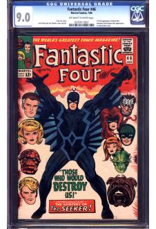 FANTASTIC FOUR #46 CGC 9.0 OW/WH PAGES front cover