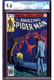 AMAZING SPIDER-MAN #196 CGC 9.6 WHITE PAGES front cover
