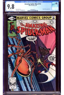 AMAZING SPIDER-MAN #213 CGC 9.8 WHITE PAGES front cover