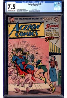ACTION COMICS #165 CGC 7.5 OW/WH PAGES front cover
