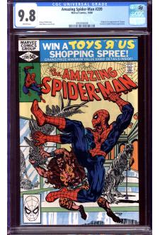 AMAZING SPIDER-MAN #209 CGC 9.8 WHITE PAGES front cover