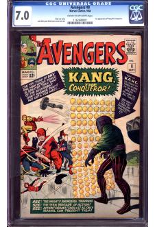 AVENGERS #8 CGC 7.0 CR/OW PAGES front cover