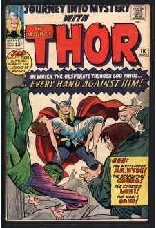 JOURNEY INTO MYSTERY #110 5.0 front cover