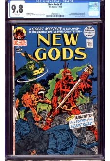 NEW GODS #7 CGC 9.8 WHITE PAGES front cover
