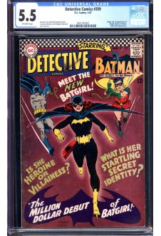 DETECTIVE COMICS #359 CGC 5.5 OW PAGES front cover