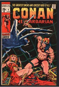 CONAN THE BARBARIAN #4 4.0 front cover
