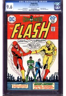 FLASH #225 CGC 9.6 OW/WH PAGES front cover