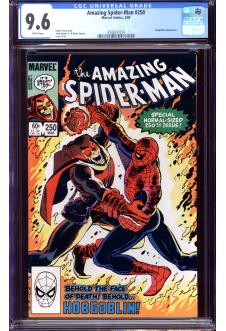 AMAZING SPIDER-MAN #250 CGC 9.6 WHITE PAGES front cover