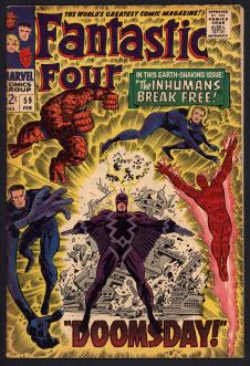 FANTASTIC FOUR #59 4.5 front cover