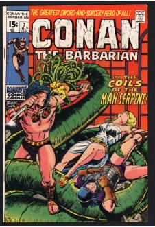 CONAN THE BARBARIAN #7 7.5 front cover