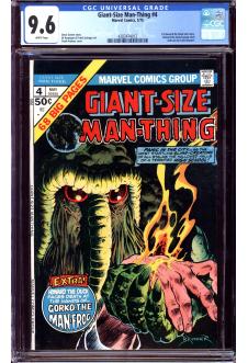 GIANT-SIZE MAN-THING #4 CGC 9.6 WHITE PAGES front cover