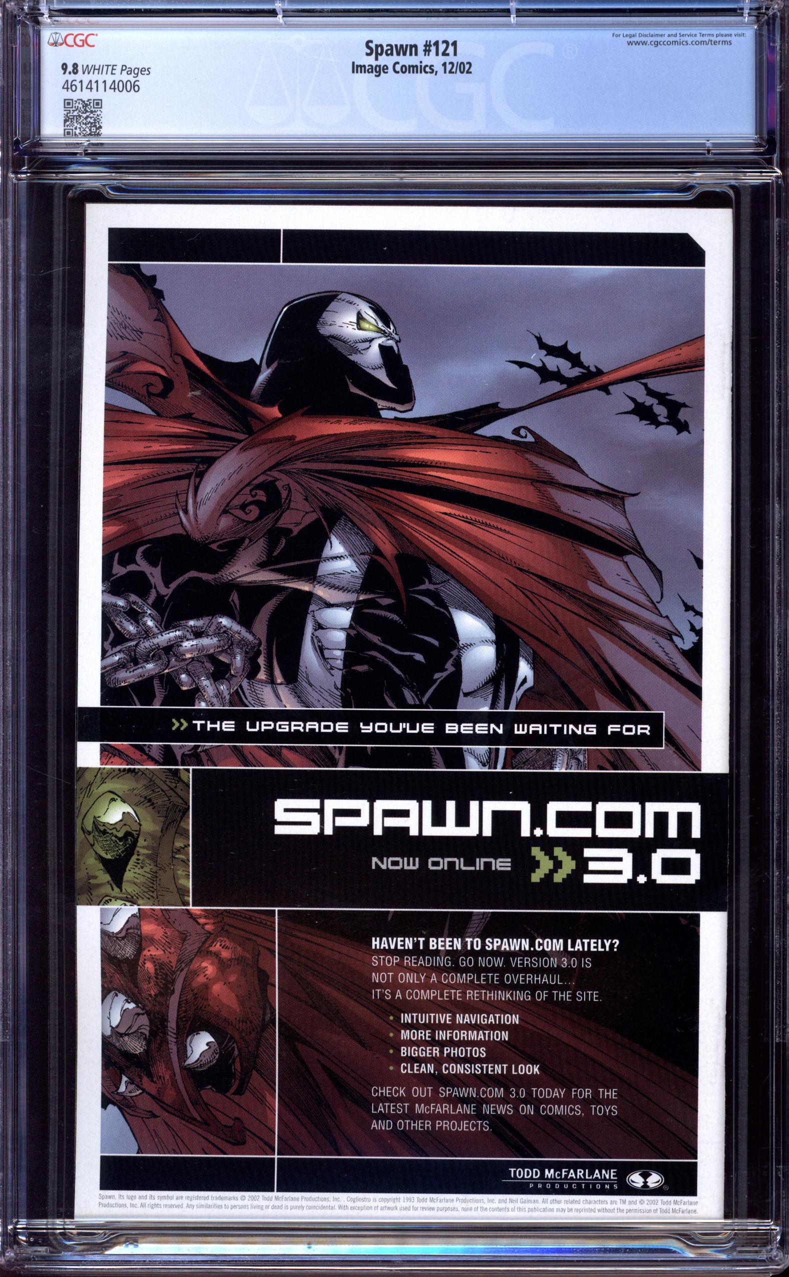 SPAWN Back Cover