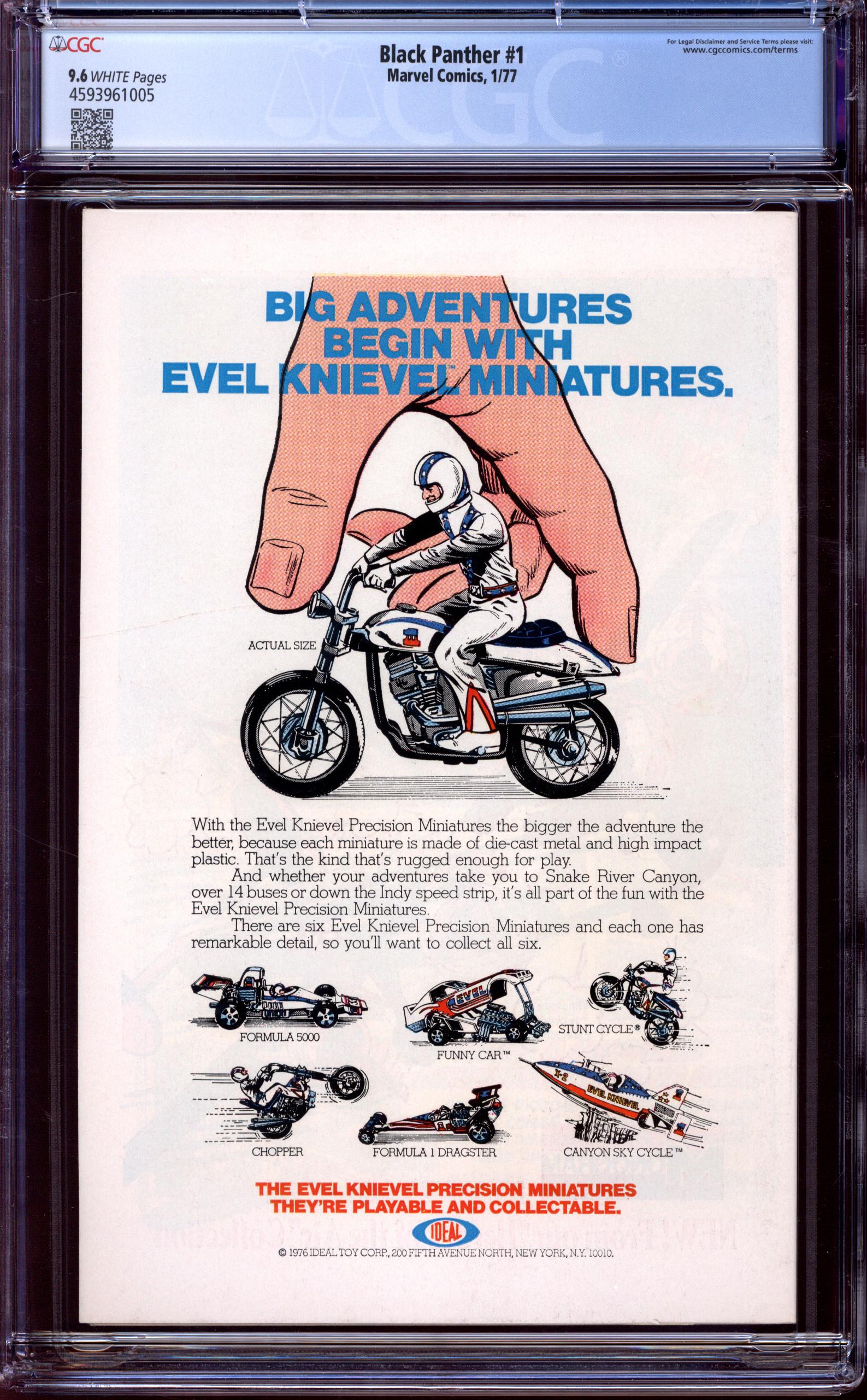 BLACK PANTHER Back Cover