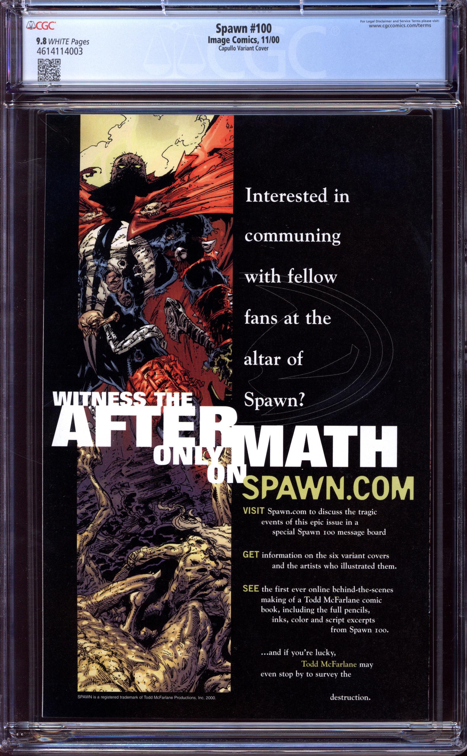 SPAWN Back Cover