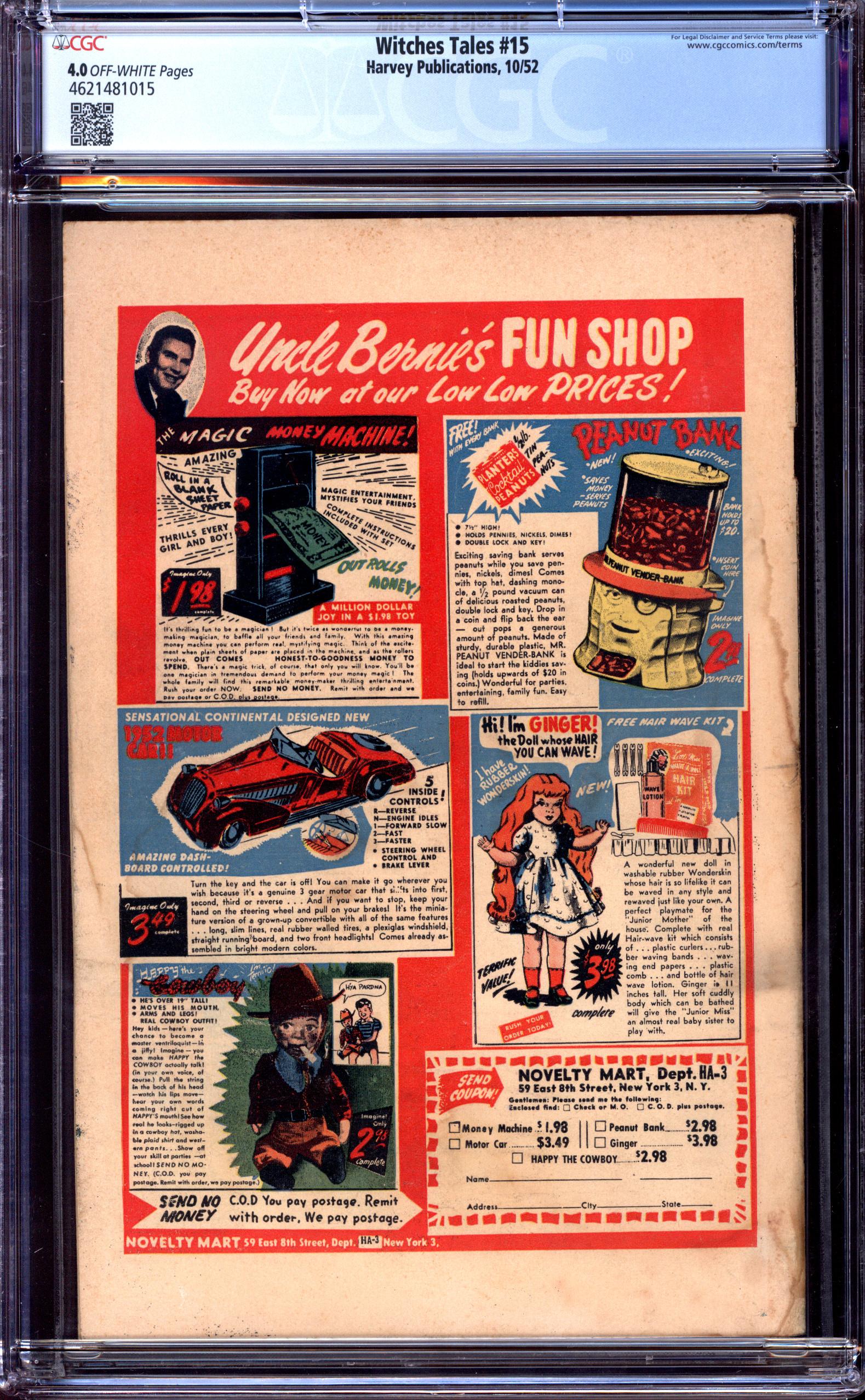 WITCHES TALES Back Cover