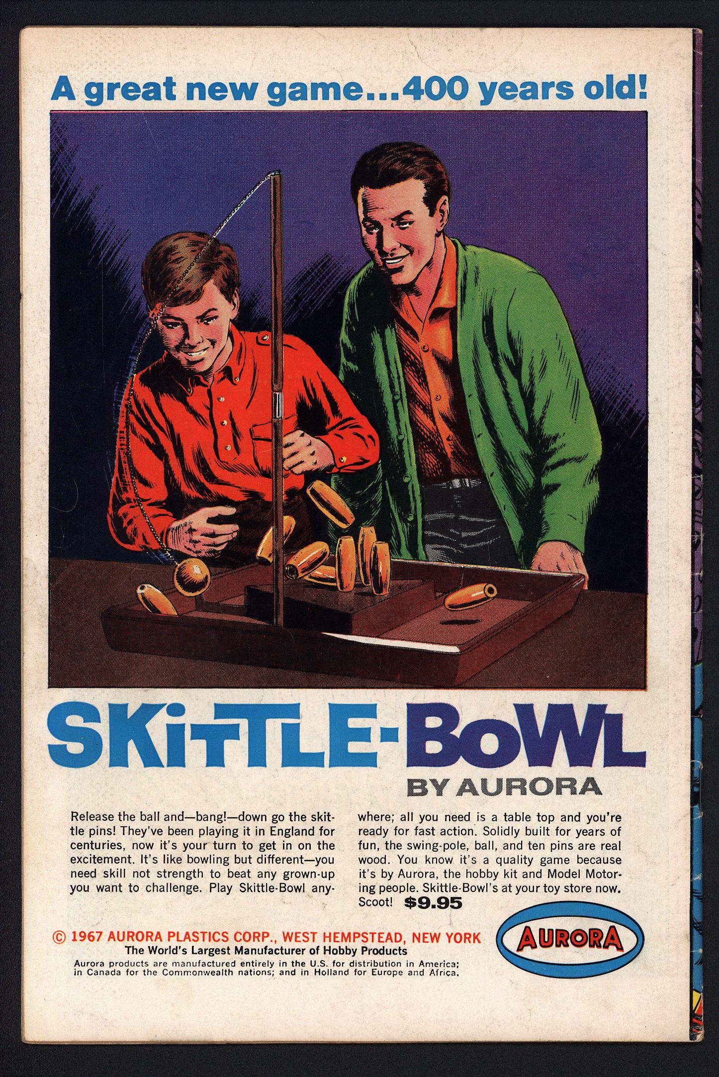 ADVENTURE COMICS Back Cover
