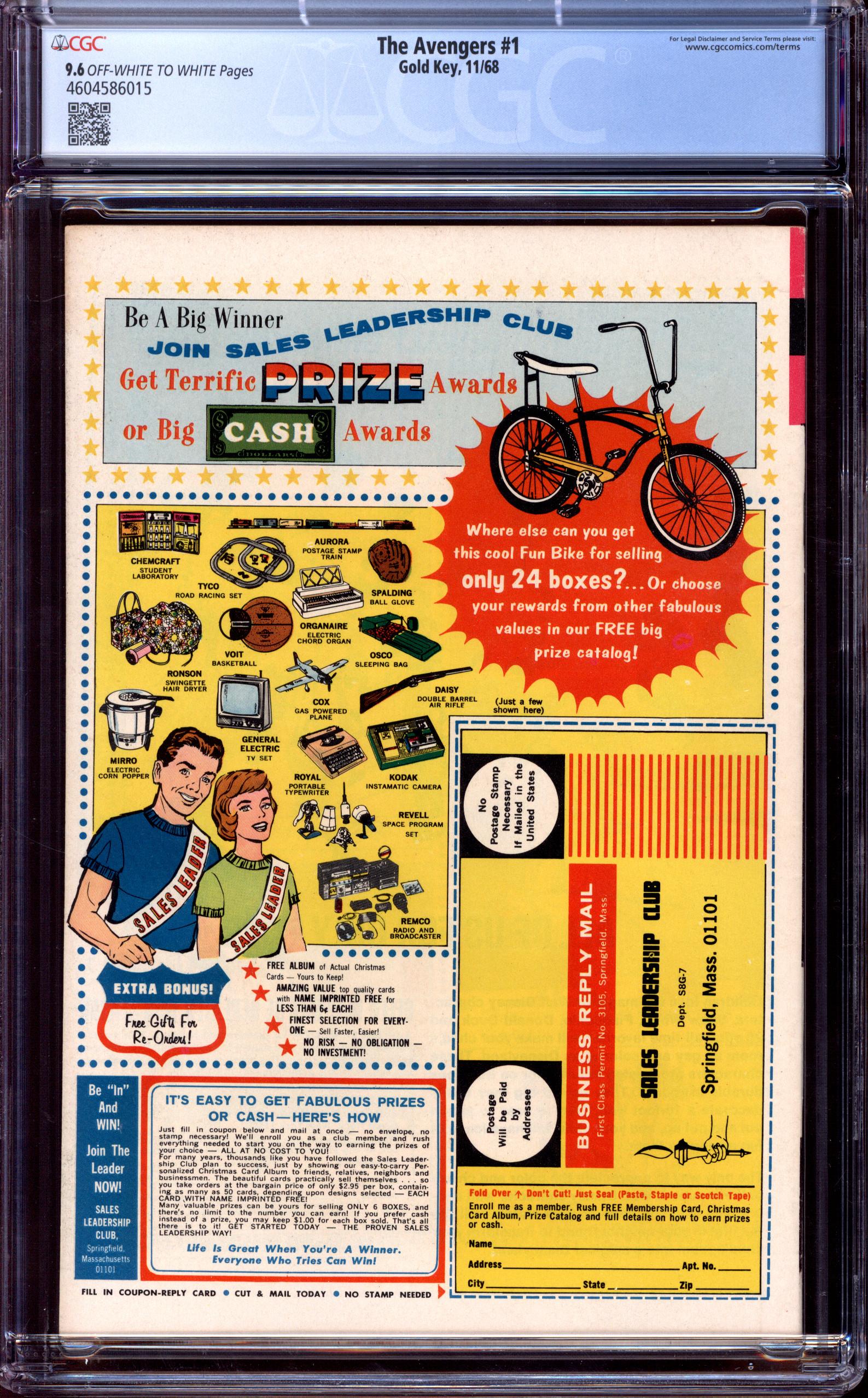 THE AVENGERS Back Cover