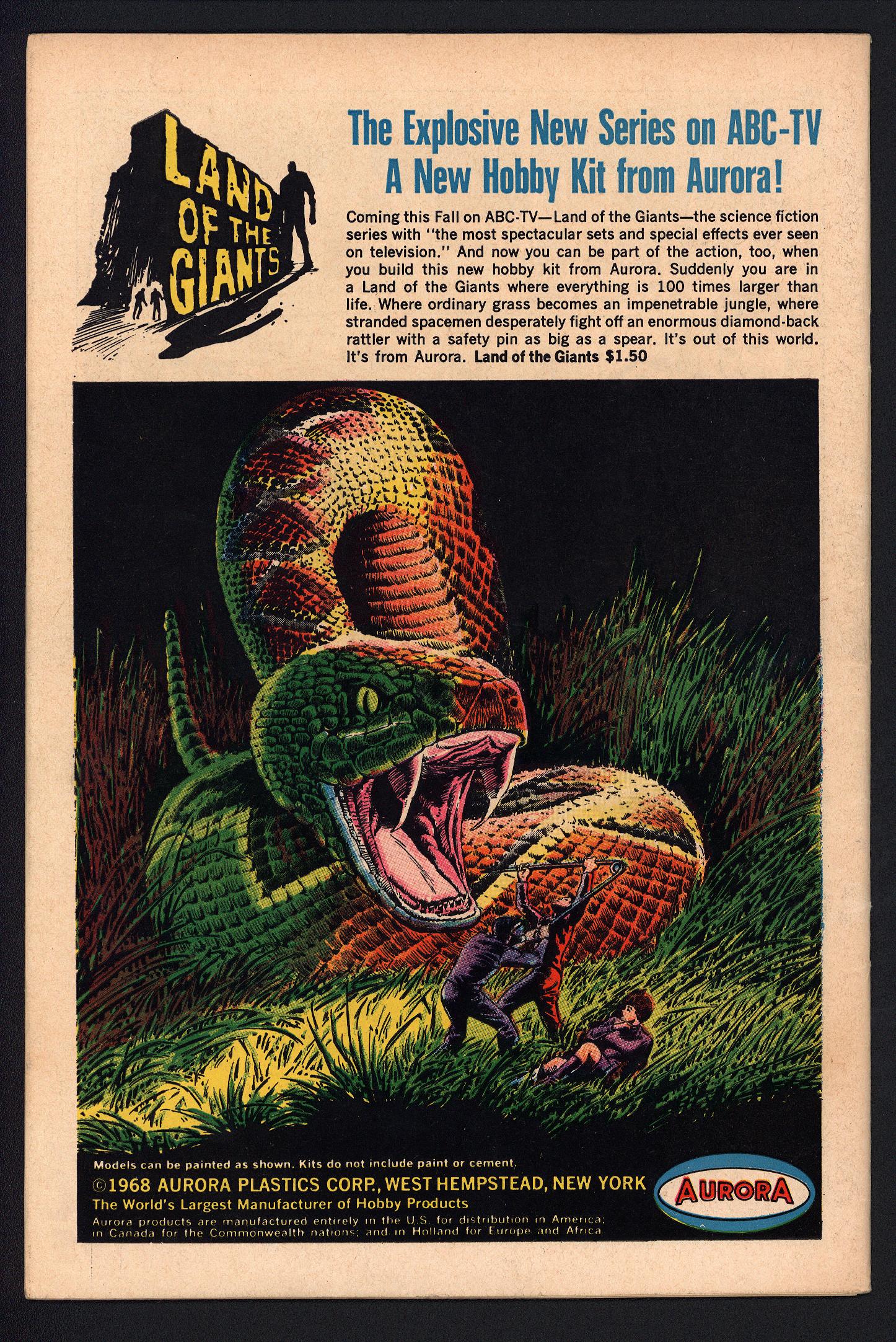ADVENTURE COMICS Back Cover