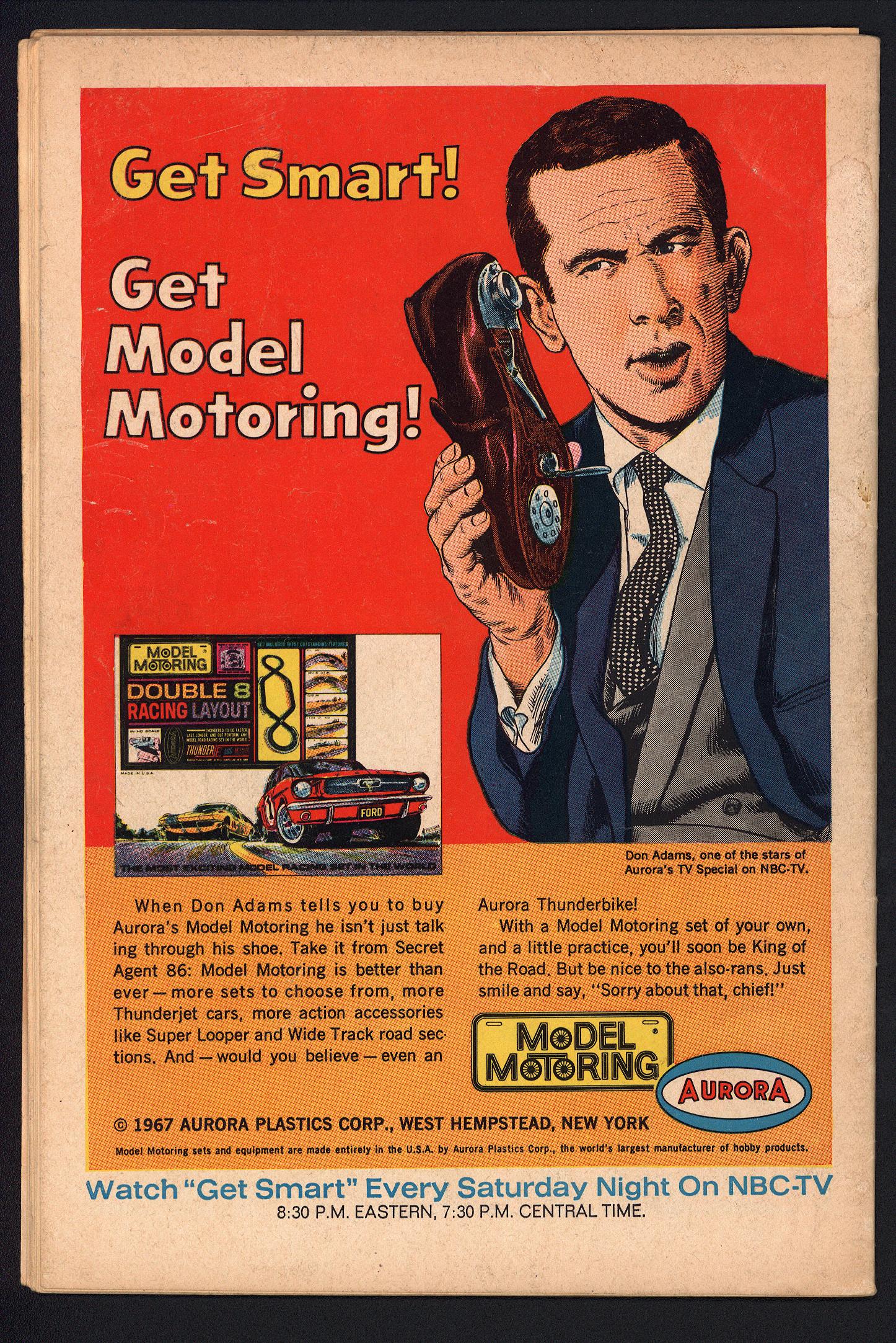 ADVENTURE COMICS Back Cover