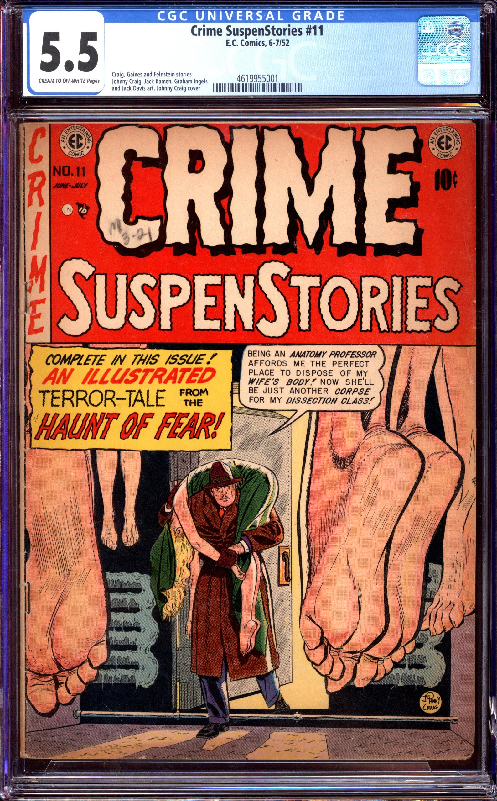 CRIME SUSPENSTORIES Back Cover