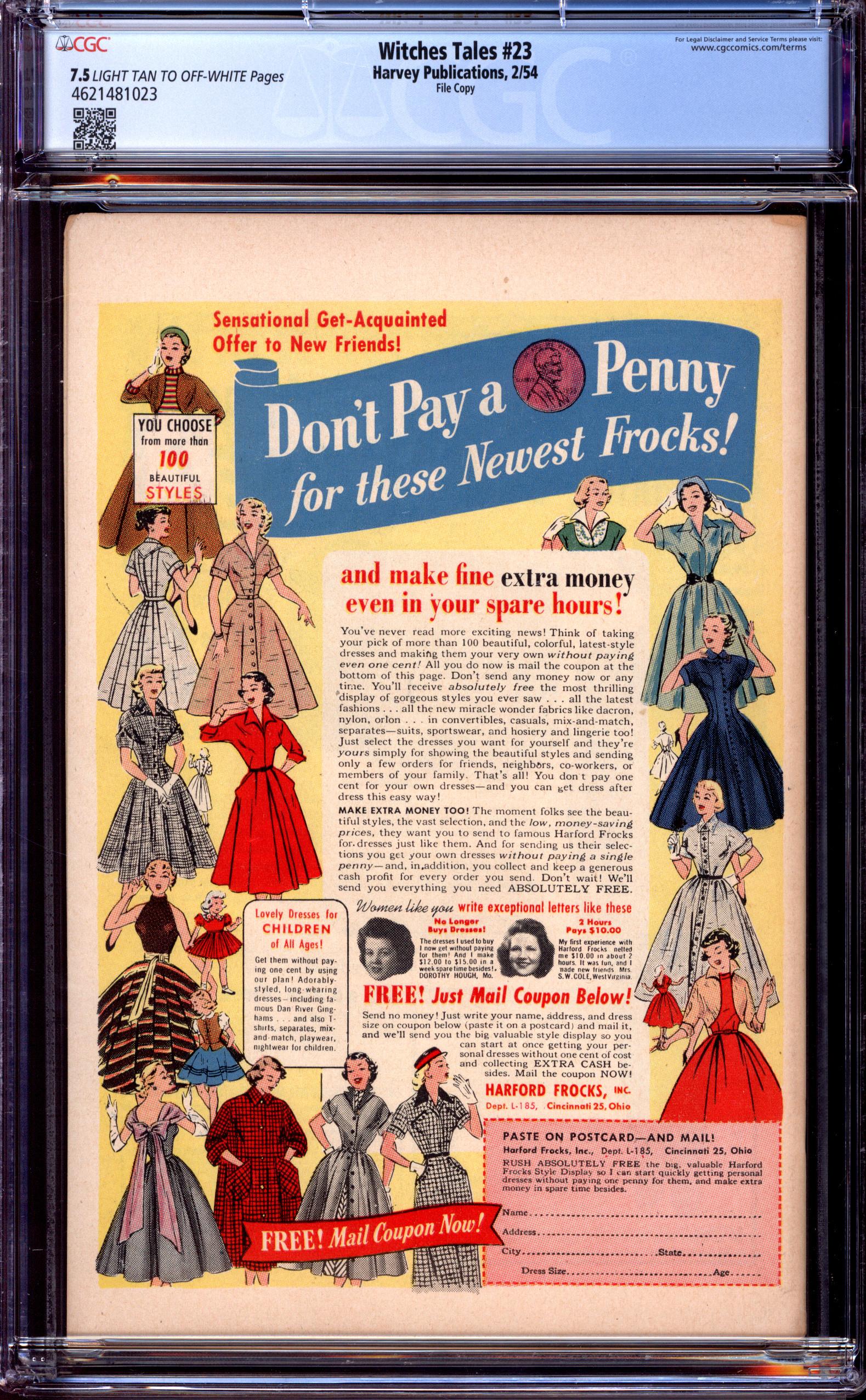 WITCHES TALES Back Cover