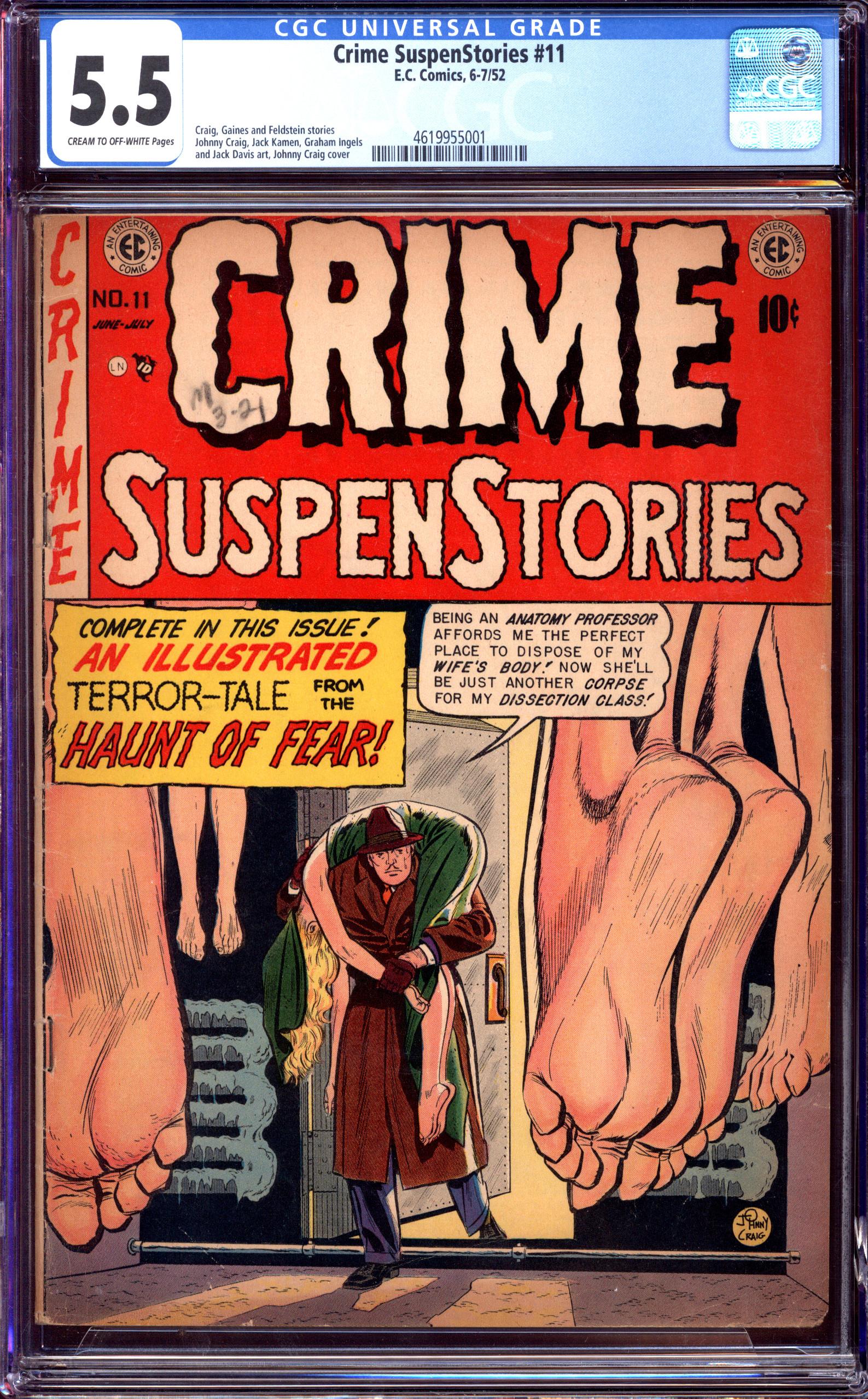 CRIME SUSPENSTORIES Front Cover