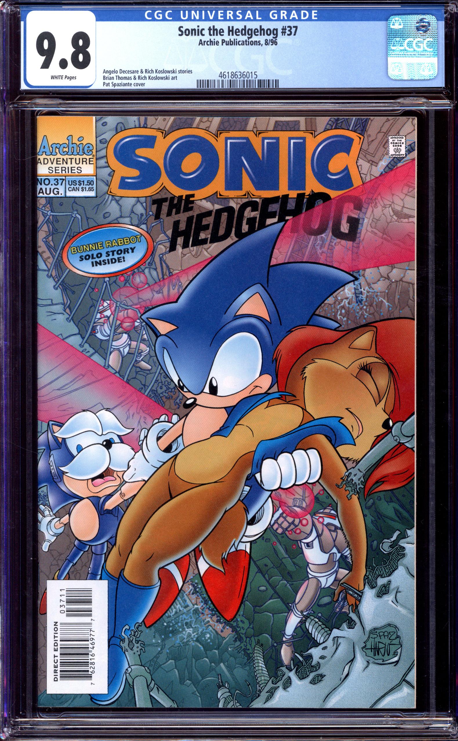 SONIC THE HEDGEHOG Front Cover