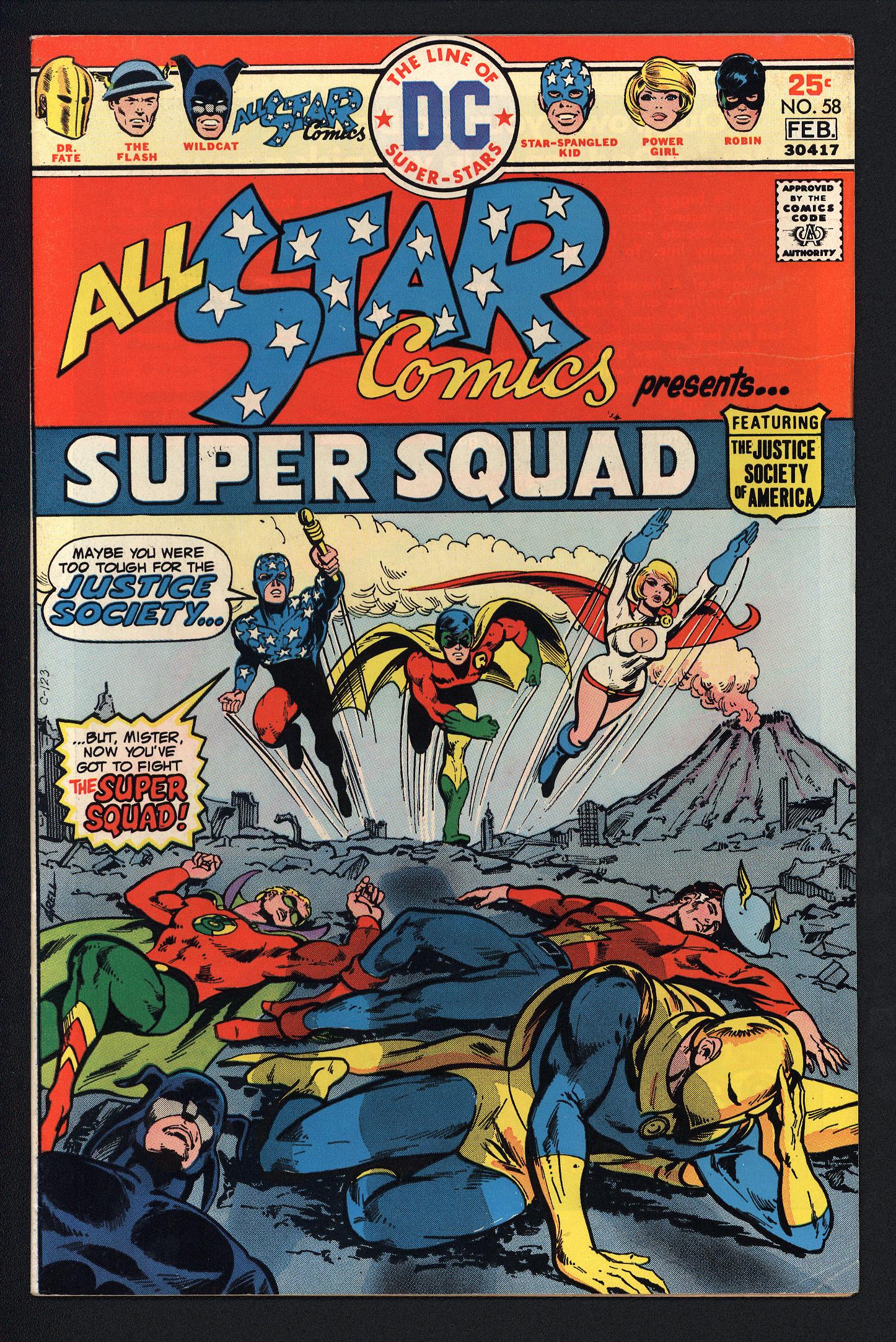 ALL-STAR COMICS Front Cover