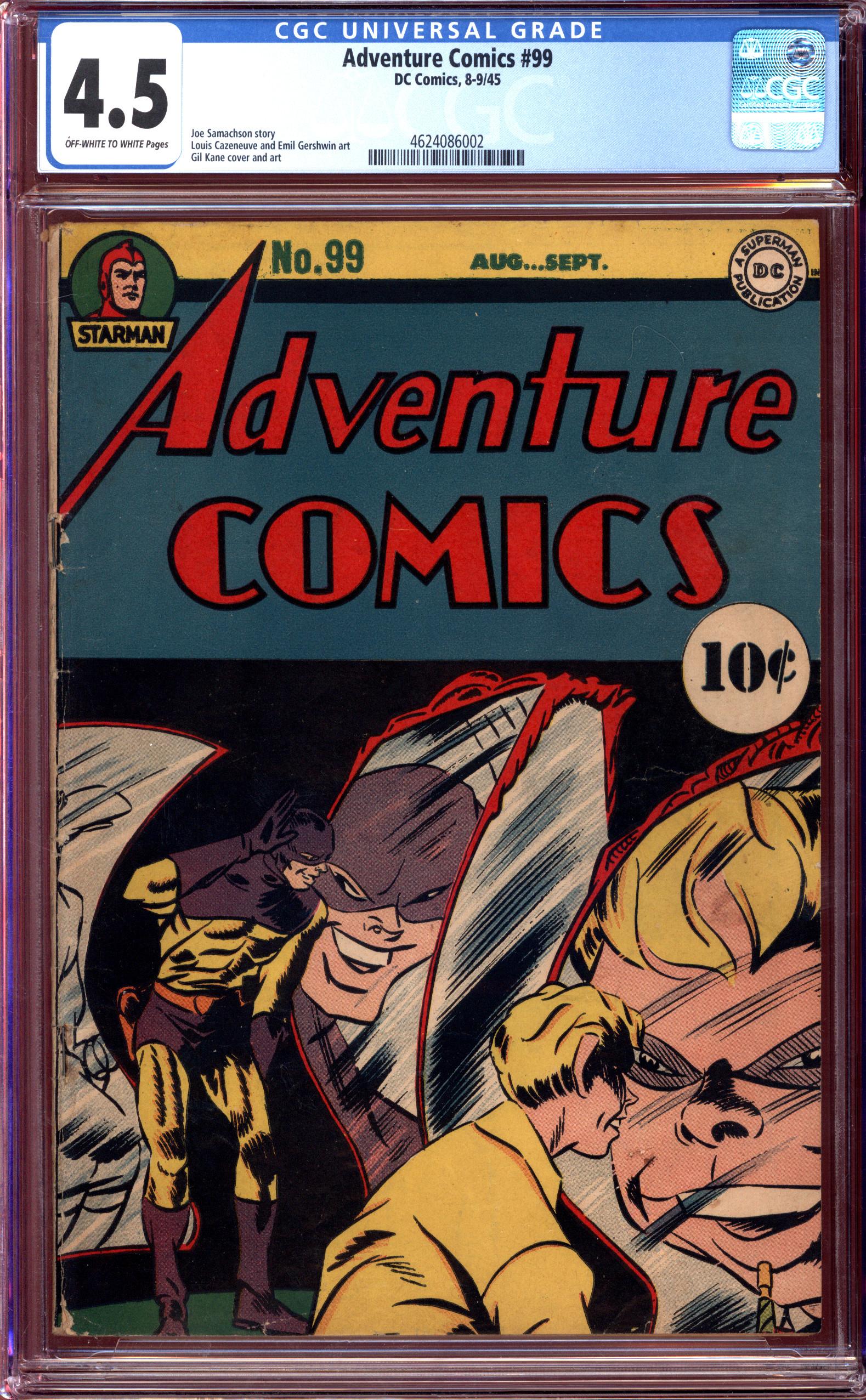 ADVENTURE COMICS Front Cover
