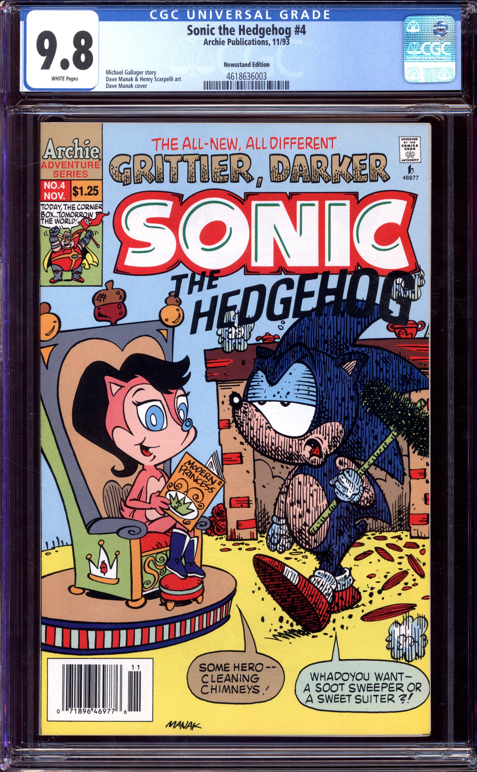 SONIC THE HEDGEHOG Front Cover