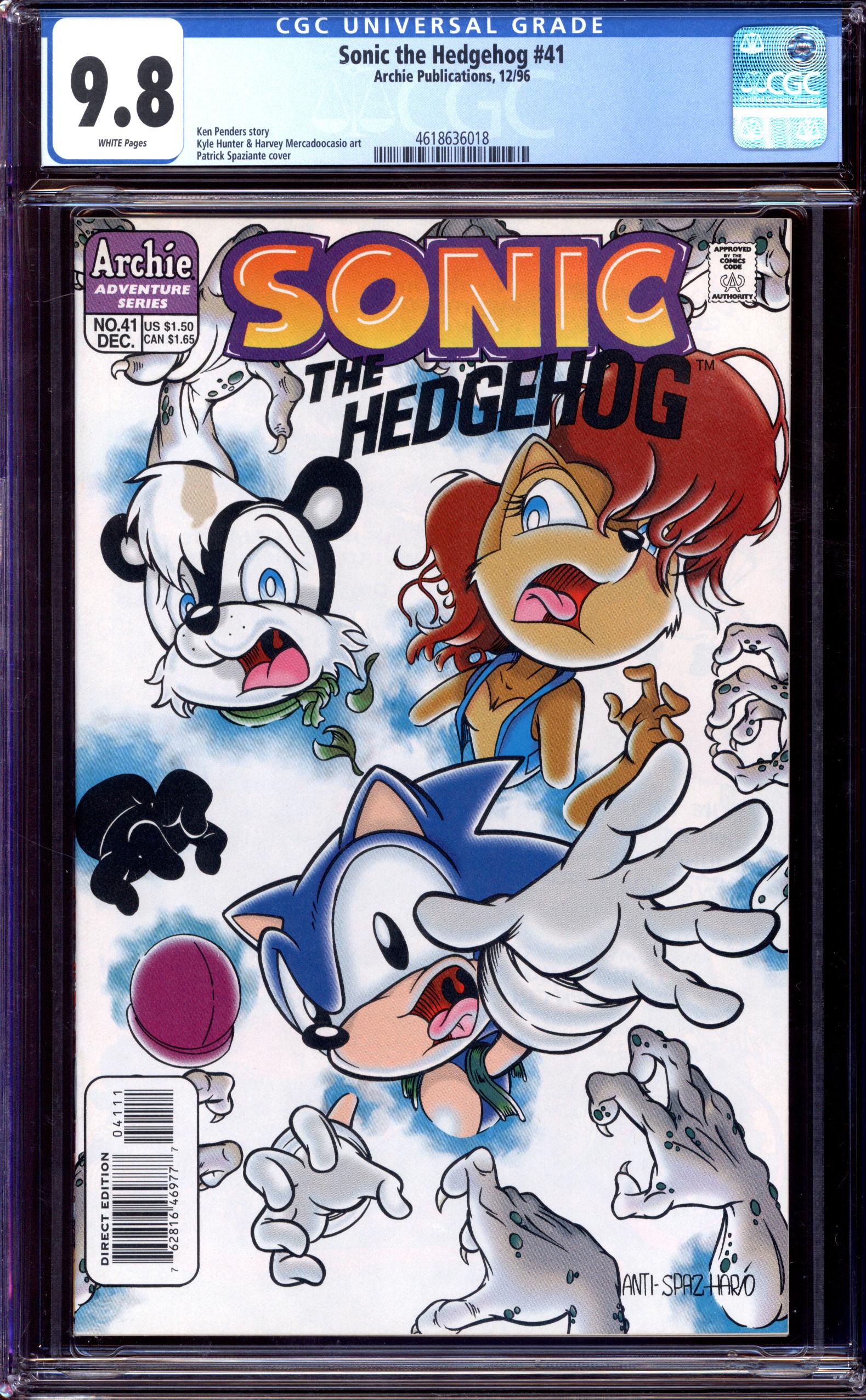 SONIC THE HEDGEHOG Front Cover